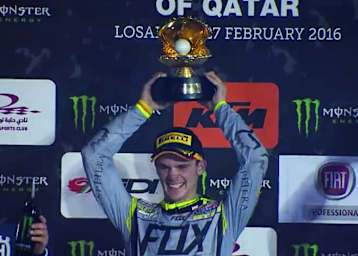 Tim Gajser gewinnt seinen ersten MXGP-Grand-Prix 