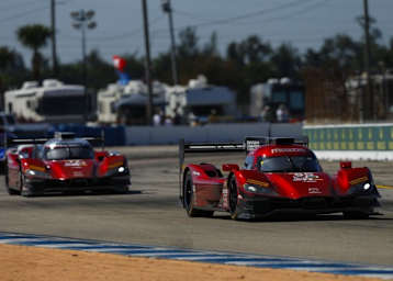 Die beiden Mazda DPi konnten in Sebring mithalten