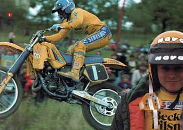 Autogrammkarte von Eric Geboers aus den 1980er Jahren