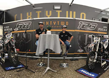 Klemen Gercar (links) und sein Schützling Jaka Peklaj