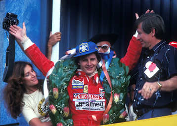 Gilles Villeneuve triumphierte 1979 in Südafrika