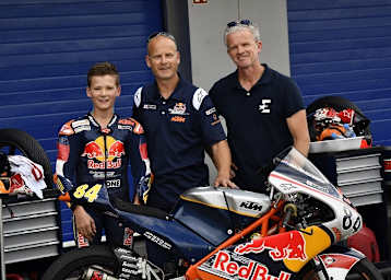 Zonta, Papa Jurgen und Onkel Patrick van den Goorbergh