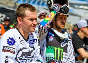 Josh Grant und Justin Barcia starteten für das Yamaha-Werksteam