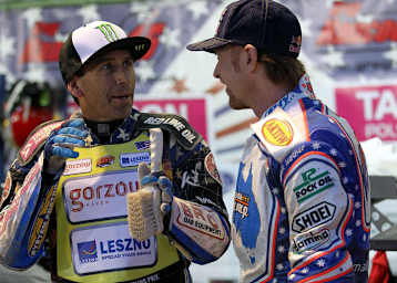 Greg Hancock (li.) und Jason Crump: Ein Bild vergangener Tage