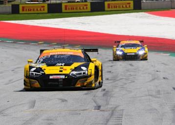 In intensivem Gelb: Die beiden Audi R8 LMS von EFP Car Collection by TECE