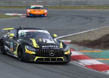 Der Mercedes-AMG GT4 von Schütz Motorsport fährt in der ADAC GT4 Germany