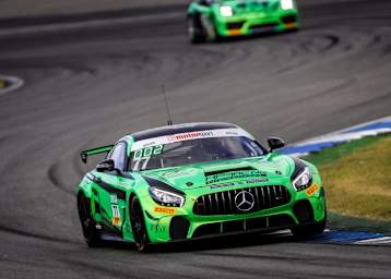 Pole-Position bei der ADAC GT4 Germany in Hockenheim für den Mercedes-AMG GT4 von HP Racing International