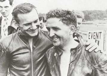 Mike Hailwood und Derek Minter