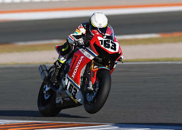 Mit der HRP Honda in Spanien