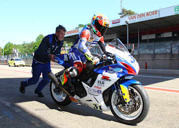 Sarah Heide ist wieder mit dem Team Laux Suzuki unterwegs