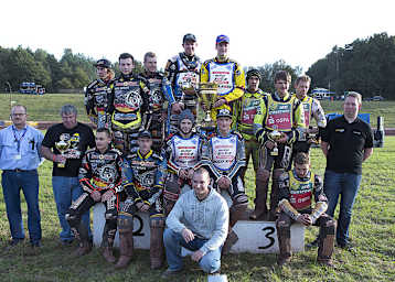 Die Herxheim Drifter (MItte) gewannen 2014 alle ihre Rennen