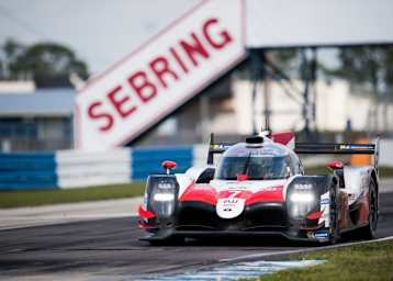 Schnellster beim Test der FIA WEC in Sebring: Der Toyota TS050 Hybrid von Mike Conway