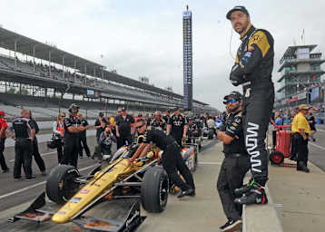 James Hinchcliffe vor dem Unfall