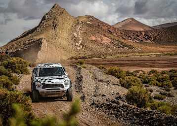 Mikko Hirvonen bei seiner ersten «Dakar»