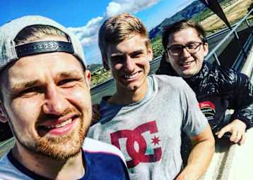 Christof Höfer mit Julian Puffe und Jan Bühn