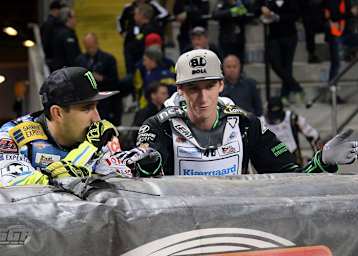 Die beiden Führenden: Chris Holder (li.) und Max Fricke