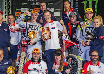 Tim Gajser siegte in Katar vor den HRC-Werksfahrern