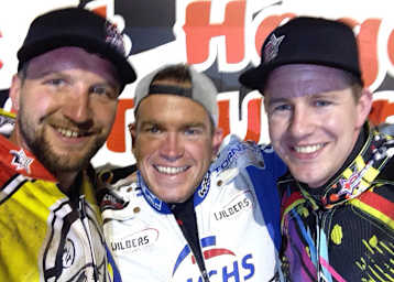 Die Top-3 von Uithuizen: Christian Hülshorst, Stephan Katt und Dirk Fabriek (v.l.)