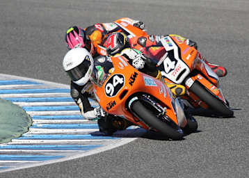 Luca Grünwald bei seinem letzten Rennen 2013