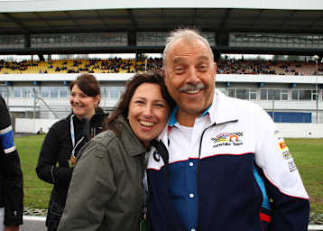 Ein wenig Wahnsinn hilft in der IDM ungemein. Esther Babel mit Sepp Hofmann