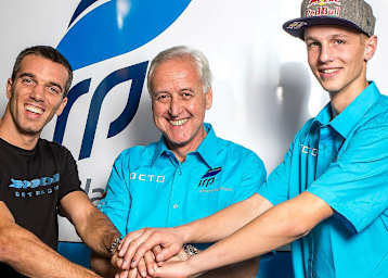 Alex De Angelis, Giampiero Sacchi und Florian Alt