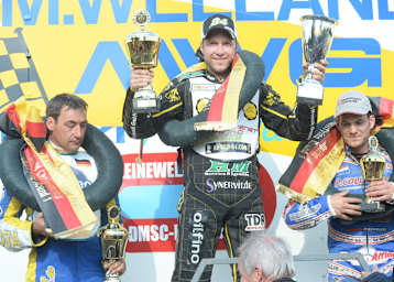 Die Top-3 in Bielefeld: Enrico Janoschka, Martin Smolinski und Jannick de Jong (v.l.)