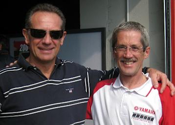 Johnny Cecotto und Steve Baker (rechts): Zwei ehemalige Sieger der 200 Meilen von Imola