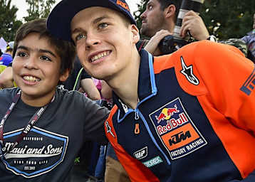 Pauls Jonass geht in der MX2-Klasse von der Pole-Position in die Wertungsrennen