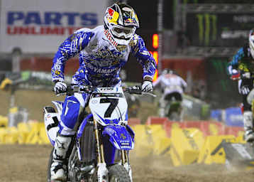 James Stewart wurde 2009 auf Yamaha Supercross-Weltmeister