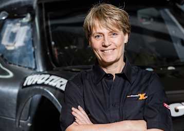 Jutta Kleinschmidt ist die Markenbotschafterin der ADAC Rallye Deutschland