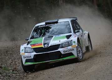 Fabian Kreim im Skoda Fabia R5