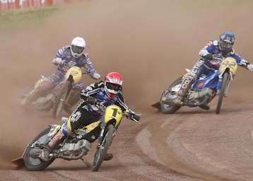 Joonas Kylmäkorpi (1), Jannick de Jong (2) und Stephan Katt wollen den Titel