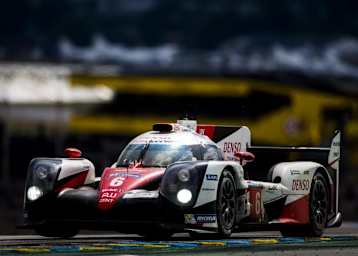 Aktuell vorne: Der Toyota TS050 Hybrid von Stéphane Sarrazin, Mike Conway und Kamui Kobayashi