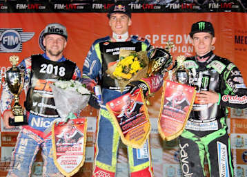 Sicher im GP 2018: Artem Laguta, Przemyslaw Pawlicki und Patryk Dudek (v.l.)