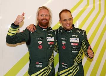 Nicki Thiim (li.) und Marco Sørensen gewannen in Austin in der GTE-Pro-Klasse