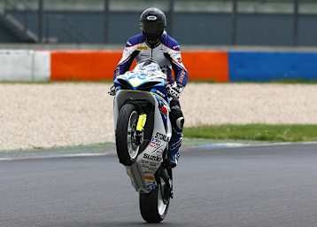 Tatu Lauslehto ist für das Team Suzuki Stoneline Mayer unterwegs
