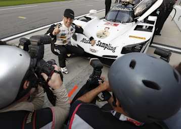 Pole-Position in Daytona: Joao Barbosa vor seinem Cadillac DPi