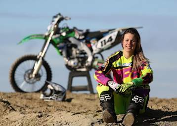 2014 ist Livia Lancelot Fahrerin und Teamchefin in Person