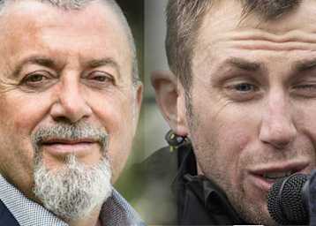 Giuseppe Luongo (links) kritisiert Ben Townley scharf