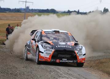Marijan Griebel beim WRC-Debüt in Luxemburg