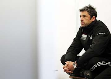 Patrick Dempsey in der Porsche-Box