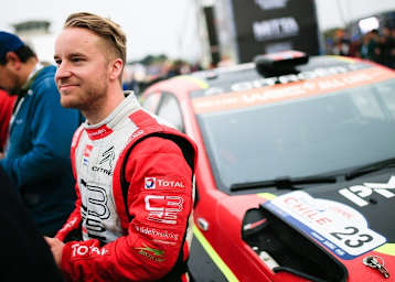 Mads Östberg peilt den WRC2-Titel an