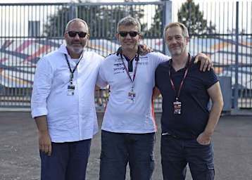 Andrea Marinelli mit Mirko Cecchini und Stefano Bedon