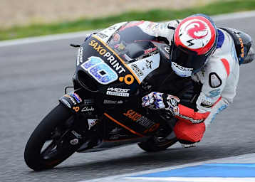 Alexis Masbou auf der Honda des Racing Team Germany