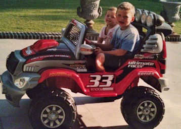 Früh übt sich: Max Verstappen fuhr schon als kleiner Junge mit der Nummer 33