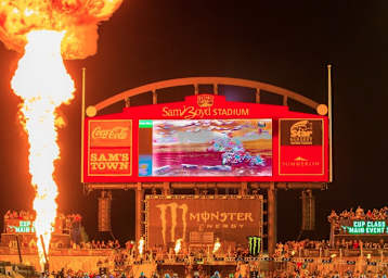 Supercross-Rennen in Las Vegas sind immer auch eine große Show