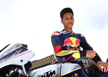 Der deutsche Red Bull Rookie Aris Michail