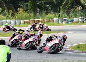 Das Minibikerennen in Malaysia