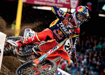 Marvin Musquin trug sich in Arlington in die Siegerliste ein
