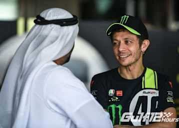 Valentino Rossi ist bei den 12h Gulf in Abu Dhabi der Superstar
